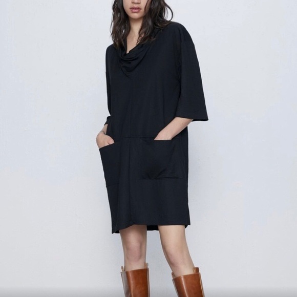 Zara Dresses Zara Draped Tunic Dress Poshmark